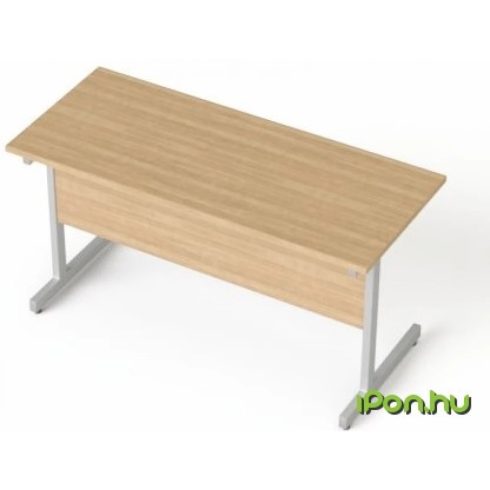 MAYAH Íróasztal szürke fémlábbal 140x70 cm Freedom SV-26 kőris