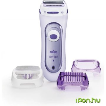   BRAUN LS5560 Silk-épil női borotva - 5560 vezeték nélküli elektromos borotva bőrradírozó tartozékkal