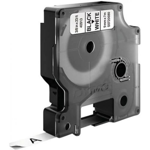 DYMO D1 Feliratozógép szalag 12 mm x 7 m fehér-fekete
