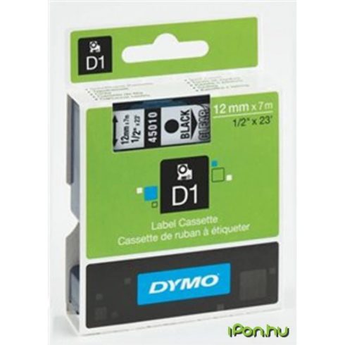 DYMO Kazetta 19x7m fekete-sárga