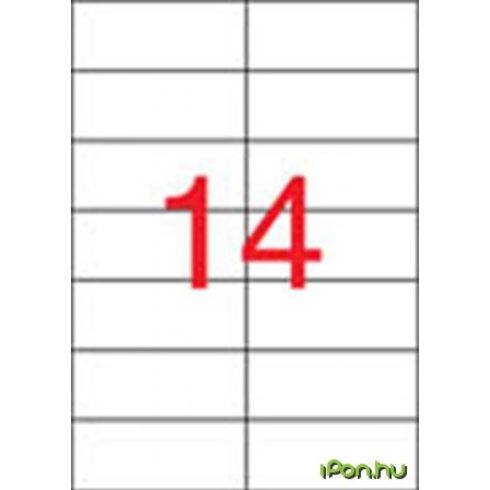 APLI 2 pályás etikett 105 x 424 mm 1400 etikett/csomag