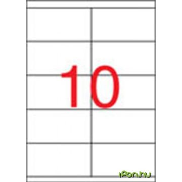 APLI 2 pályás etikett 105 x 57 mm 1000 etikett/csomag