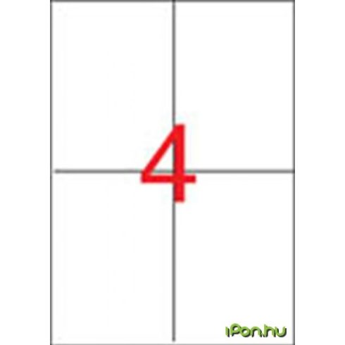 APLI 2 pályás etikett 105 x 148 mm 400 etikett/csomag