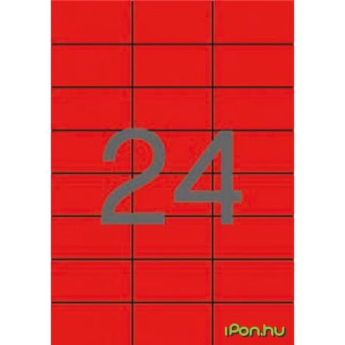 APLI 3 pályás színes etikett 70 x 37 mm kék 480 etikett/csomag