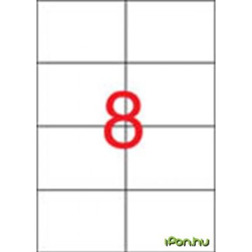 APLI 2 pályás etikett 105 x 74 mm 4000 etikett/csomag