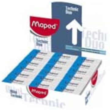 MAPED TECHNIC DUO ceruza és toll radír 36 db/display