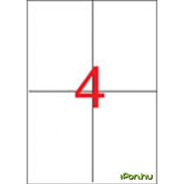 APLI 2 pályás etikett 105 x 148 mm 100 etikett/csomag