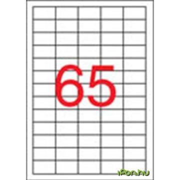   APLI 5 pályás etikett 38 x 212 mm eltávolítható 6500 etikett/csomag