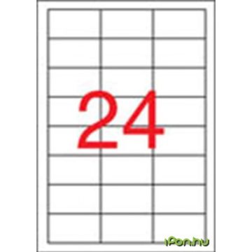   APLI 3 pályás etikett 646 x 338 mm eltávolítható 2400 etikett/csomag