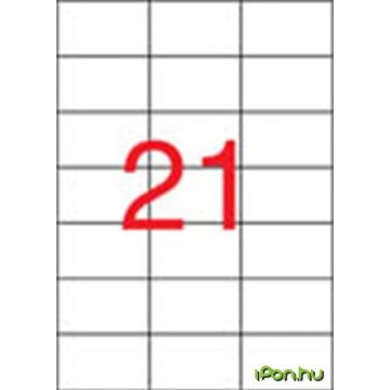 APLI 3 pályás etikett 70 x 424 mm 2100 etikett/csomag