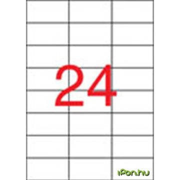 APLI 3 pályás etikett 70 x 37 mm 600 etikett/csomag
