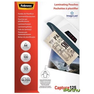 FELLOWES A2 fényes lamináló fólia 125 mikron