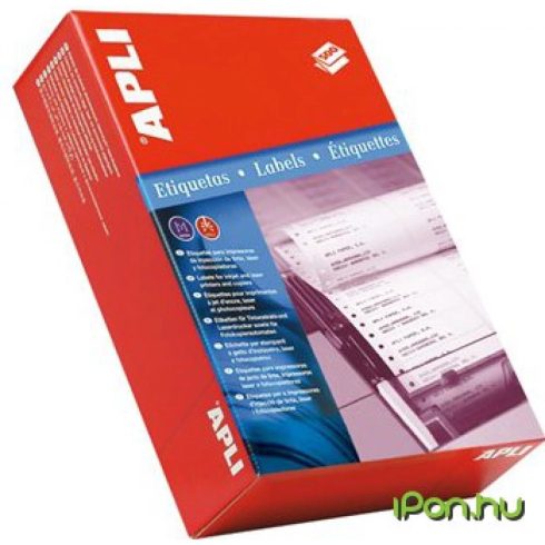 APLI 3 pályás mátrix etikett 889 x 233 mm 18.000 etikett/csomag