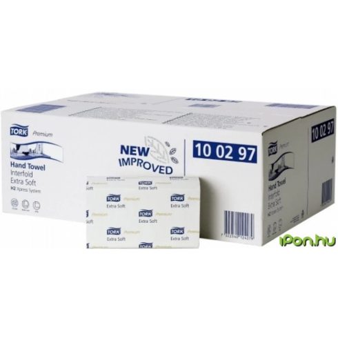 TORK Premium interfold kéztörlő extra soft 34x21 cm