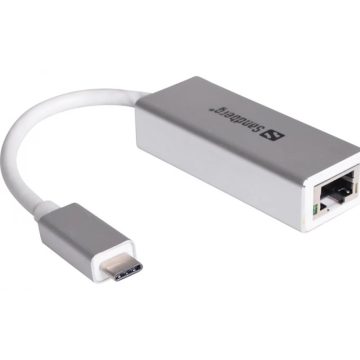  SANDBERG 136-04 USB 3.1 Type C UTP Átalakító 10cm 1Gbps fehér