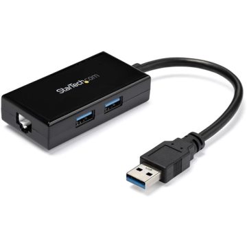   STARTECH USB31000S2H USB 3.0 UTP Átalakító 10cm 1Gbps fekete