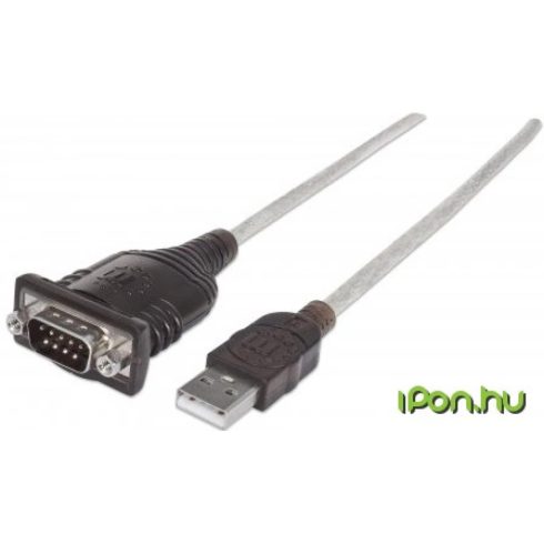 MANHATTAN USB Soros Összekötő Szürke 45cm 205153