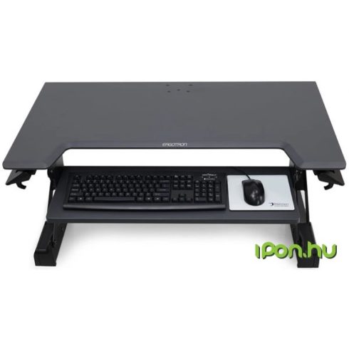 ERGOTRON WorkFit-TL Sit-Stand Desktop Workstation fekete