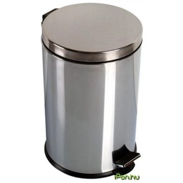 Króm pedálos szemetes 12l