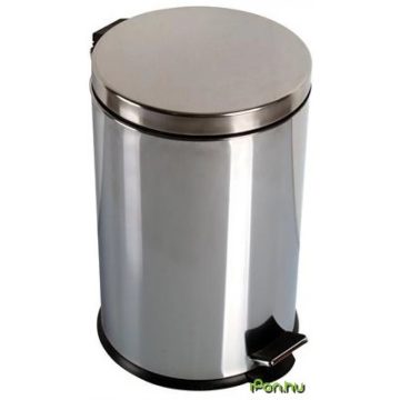 Króm pedálos szemetes 5 literes