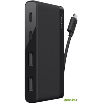 BELKIN F4U090BTBLK USB-C 4-Port Mini Hub