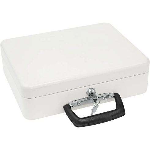 WEDO EUROPA Pénzkazetta 31.5x24.5x9.5 cm fehér