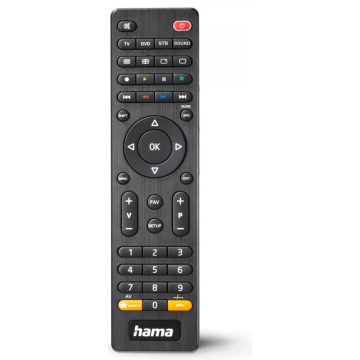   HAMA Univerzális távirányító "FITV" 4IN1 fekete
