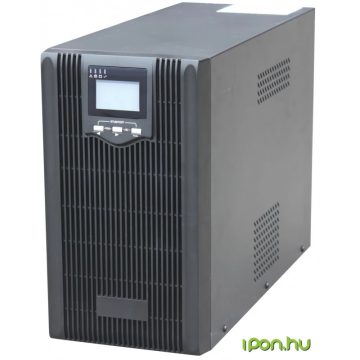 GEMBIRD 2000VA pure sine wave UPS LCD display USB fekete