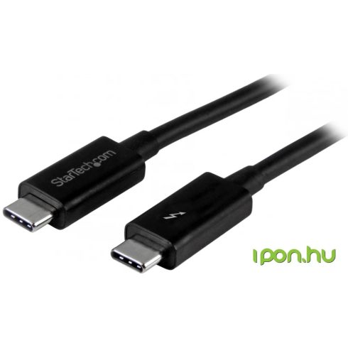 STARTECH Thunderbolt 3 Összekötő Fekete 1m TBLT3MM1M
