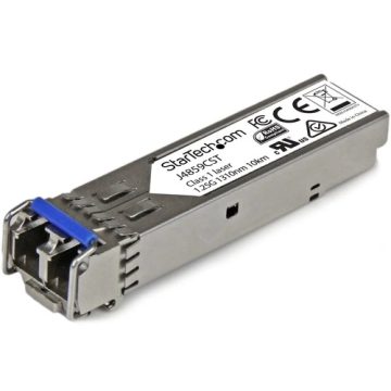   STARTECH Gigabit Fiber SFP Transceiver Module - HP J4859C Compatible - SM/MM LC with DDM - 10km (6.2 mi.) / 550m (1804 ft.)