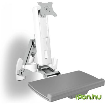   ICY BOX IB-MS600-W - Wall mount for a display size up to 24" (61 cm) with additional mouse and keybord workspace