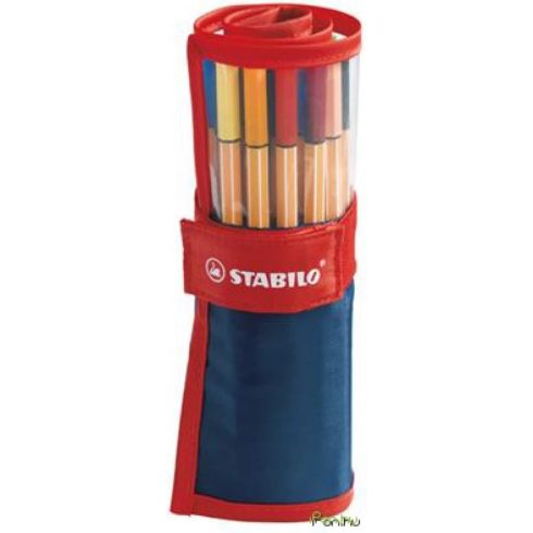 STABILO Point 88 felcsavarható tűfilc szett 0.4 mm 25 szín