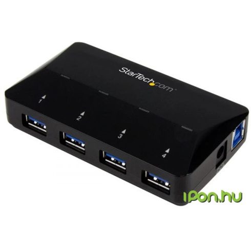 STARTECH 4-Port USB 3.0 Hub plus Dedicated Charging Port - 1 x 2.4A Port