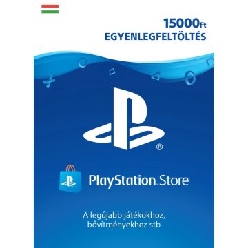 SONY PlayStation Store 15000 forintos feltötőkártya