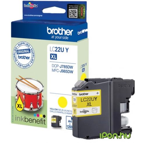 BROTHER LC-22UY EREDETI