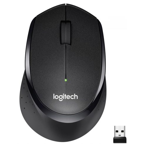LOGITECH B330 Silent Plus vezeték nélküli halk egér - fekete