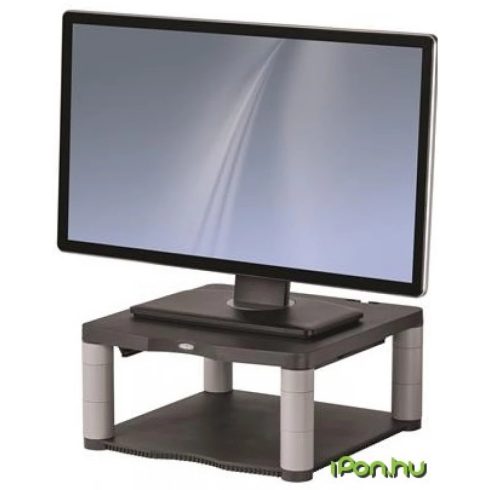 FELLOWES Monitorállvány Premium grafitszürke