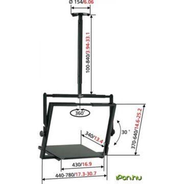 VOGELS TVB 700 TV ceiling support
