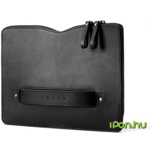 MUJJO Carry On Folio Sleeve for 12" Macbook fekete
