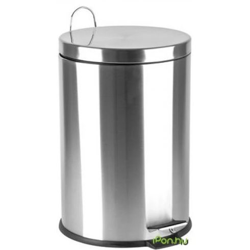 Pedálos szemetes fém 20 l króm