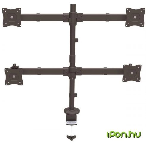 STARTECH Desk-Mount Quad-Monitor Arm - Articulating - Heavy Duty Steel