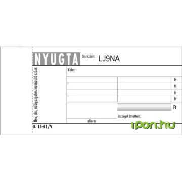 VICTORIA Nyugta 4 soros 50x2 -B.15-41-