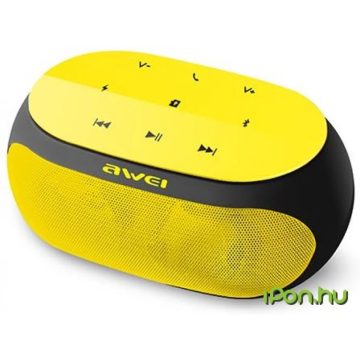 AWEI Y200 hordozható Bluetooth hangszóró sárga