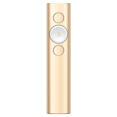 LOGITECH Spotlight prezenter aranyszínű lézer prezentáló eszköz