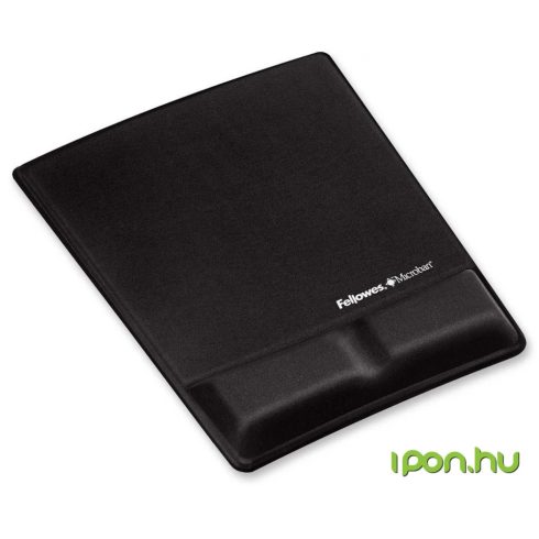 FELLOWES Health-V Fabrik egéralátét csuklótámasszal fekete 9181201