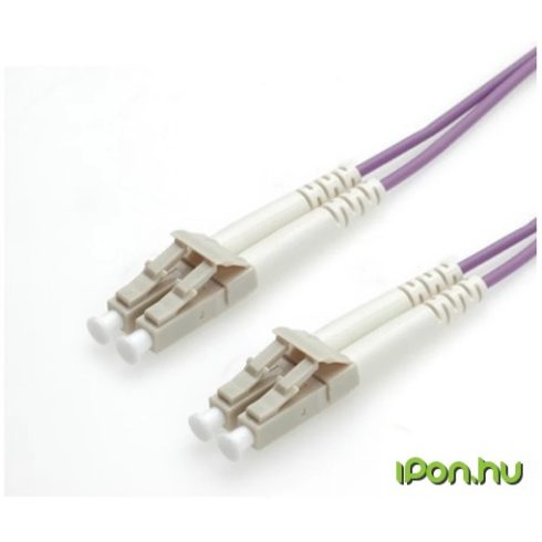 ROLINE Fiber Optic LC Összekötő Lila 5m 21.15.8755-5