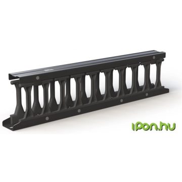 CONTEG HDWM kábelrendező 19" HDWM-HM-1F-H