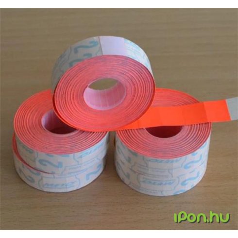 METO Árazógépszalag 19x16 mm piros