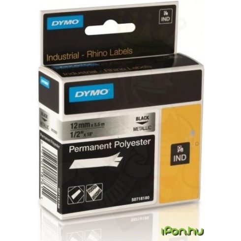 DYMO 18486 Rhino címke poli 12mm fémes