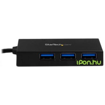   STARTECH 4-Port USB-C Hub - USB-C to 4x USB-A - USB 3.0 Hub - Includes Power Adapter